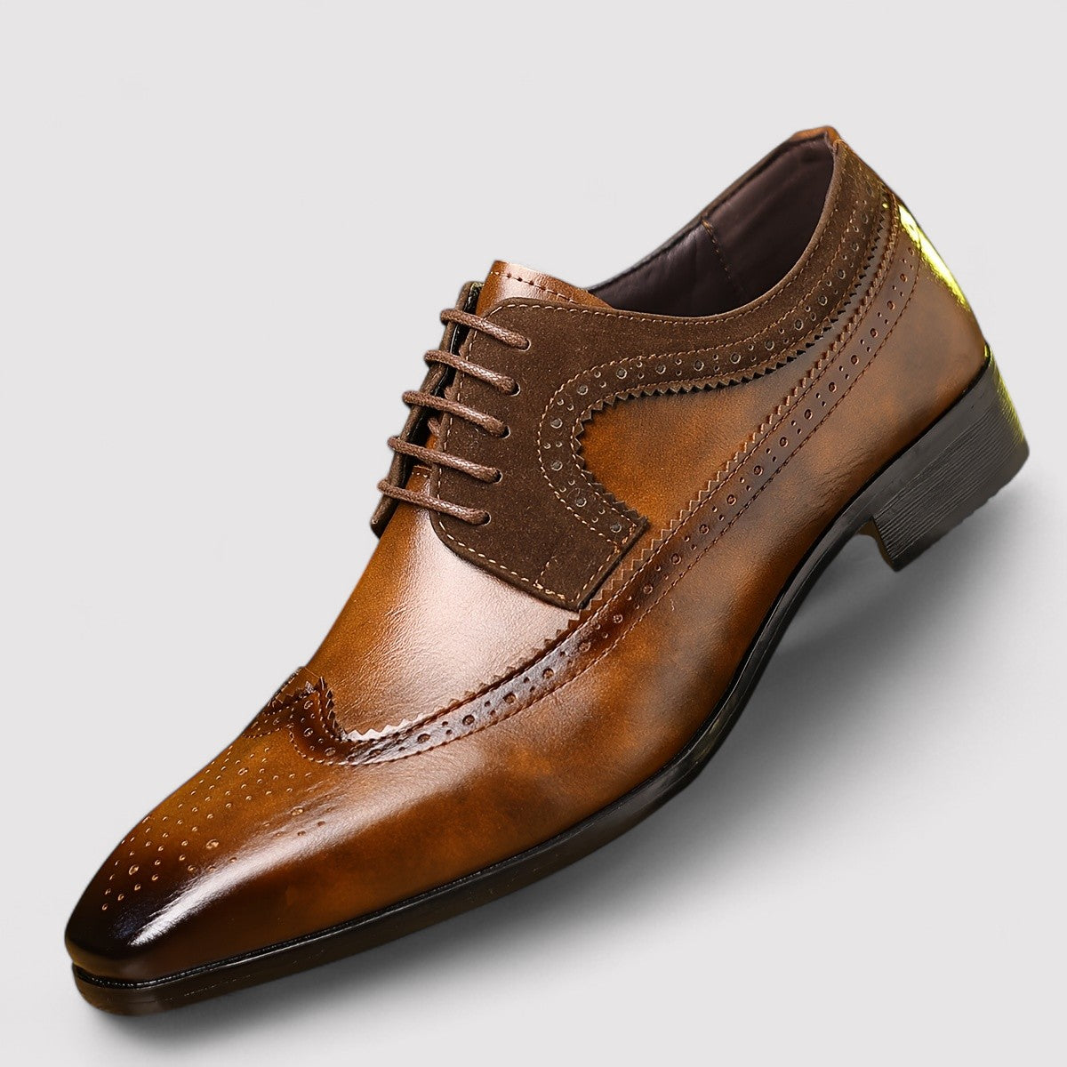 Lorenzi & Montague | The Chesterfield – Brogue Oxford Dress Shoes