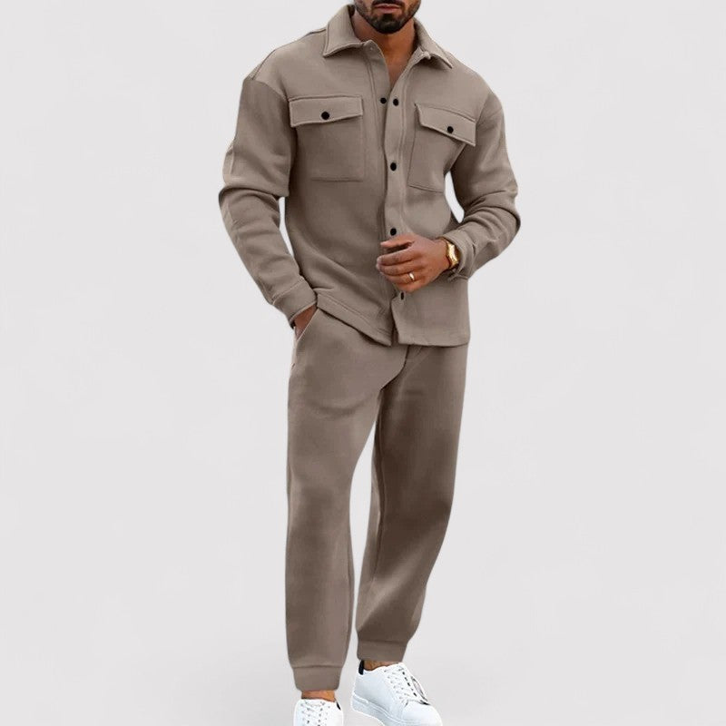Lorenzi & Montague | The Marco – Suede Two-Piece Set