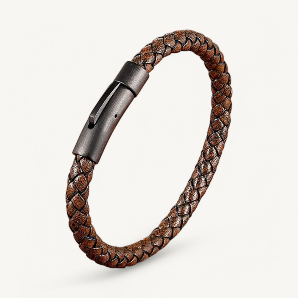 Lorenzi & Montague | The Sovereign Leather Bracelet